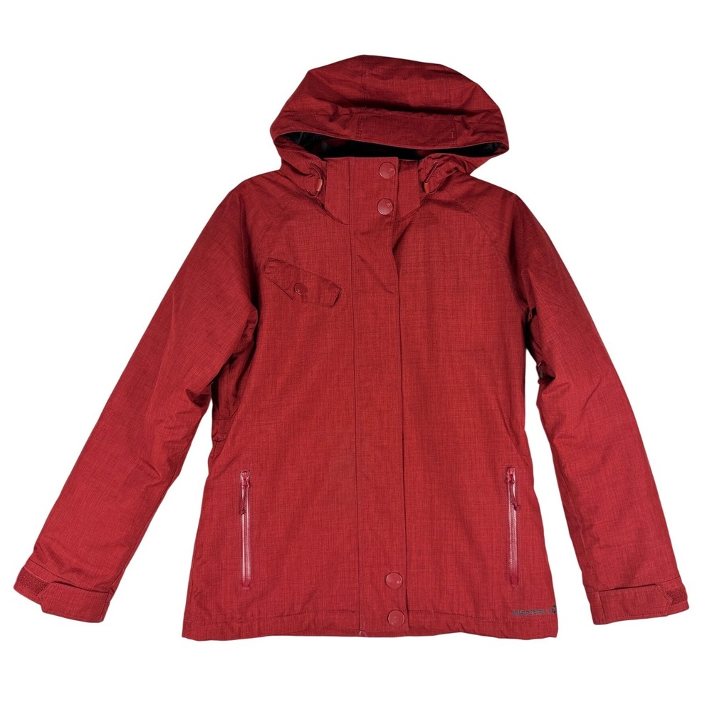 Merrell Select XDRY Warm Women Small Red‎ Hooded Insulated Ski Snowboard Jacket